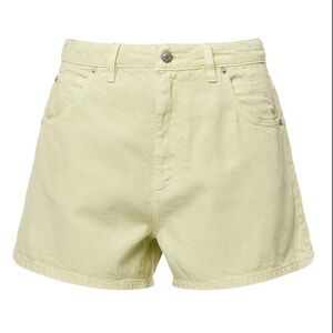 Rolla’s Women's Pistachio Colored Denim Shorts Size 29 NWT
